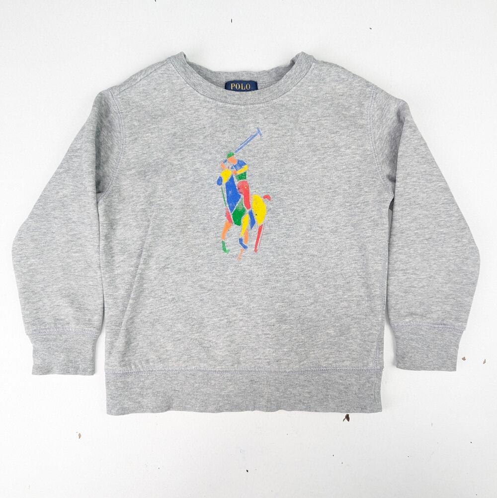 Polo Ralph Lauren Gray Crewneck Sweatshirt - 3T